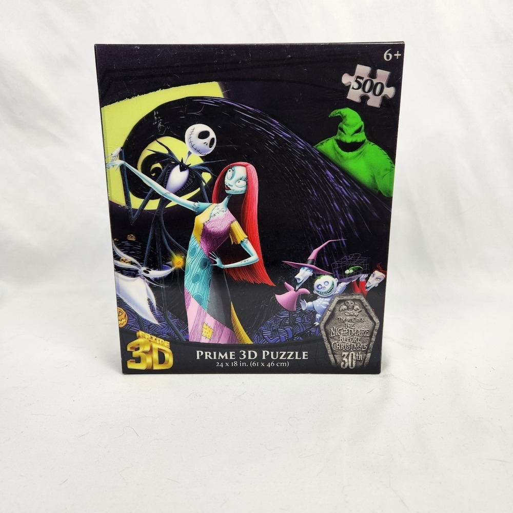 Disney The Nightmare Before Christmas Prime 3D Puzzle 500 Pieces‎ 24"x18" - 2022